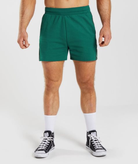 Men's Gymshark Bold React 5" Shorts Green | CA 7N0D5A